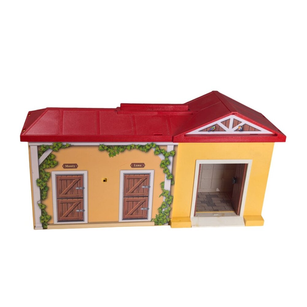 Playmobil Take Along Horse Stable 5617 - Portable Barn With Horse Stalls READ